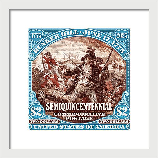 Bunker Hill $2 - Framed Print