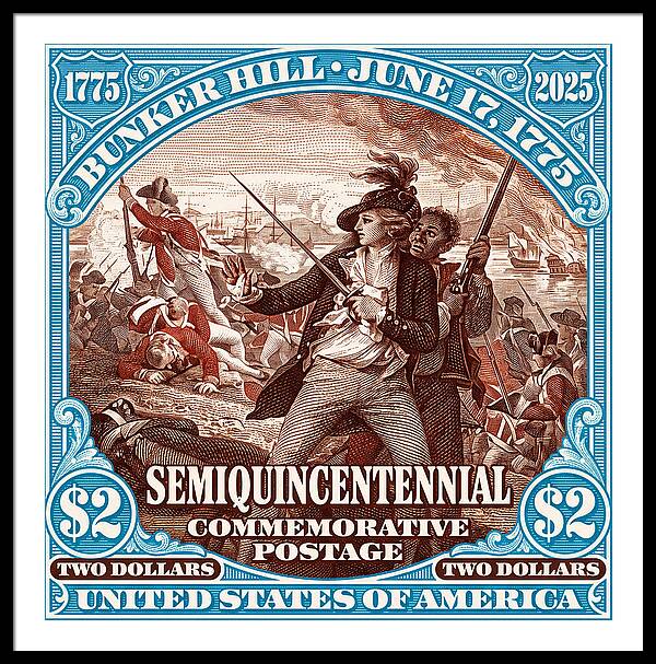 Bunker Hill $2 1 - Framed Print