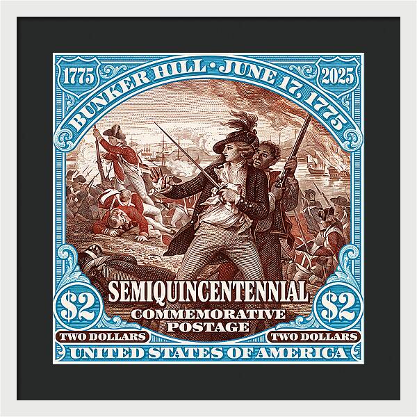 Bunker Hill $2 - Framed Print