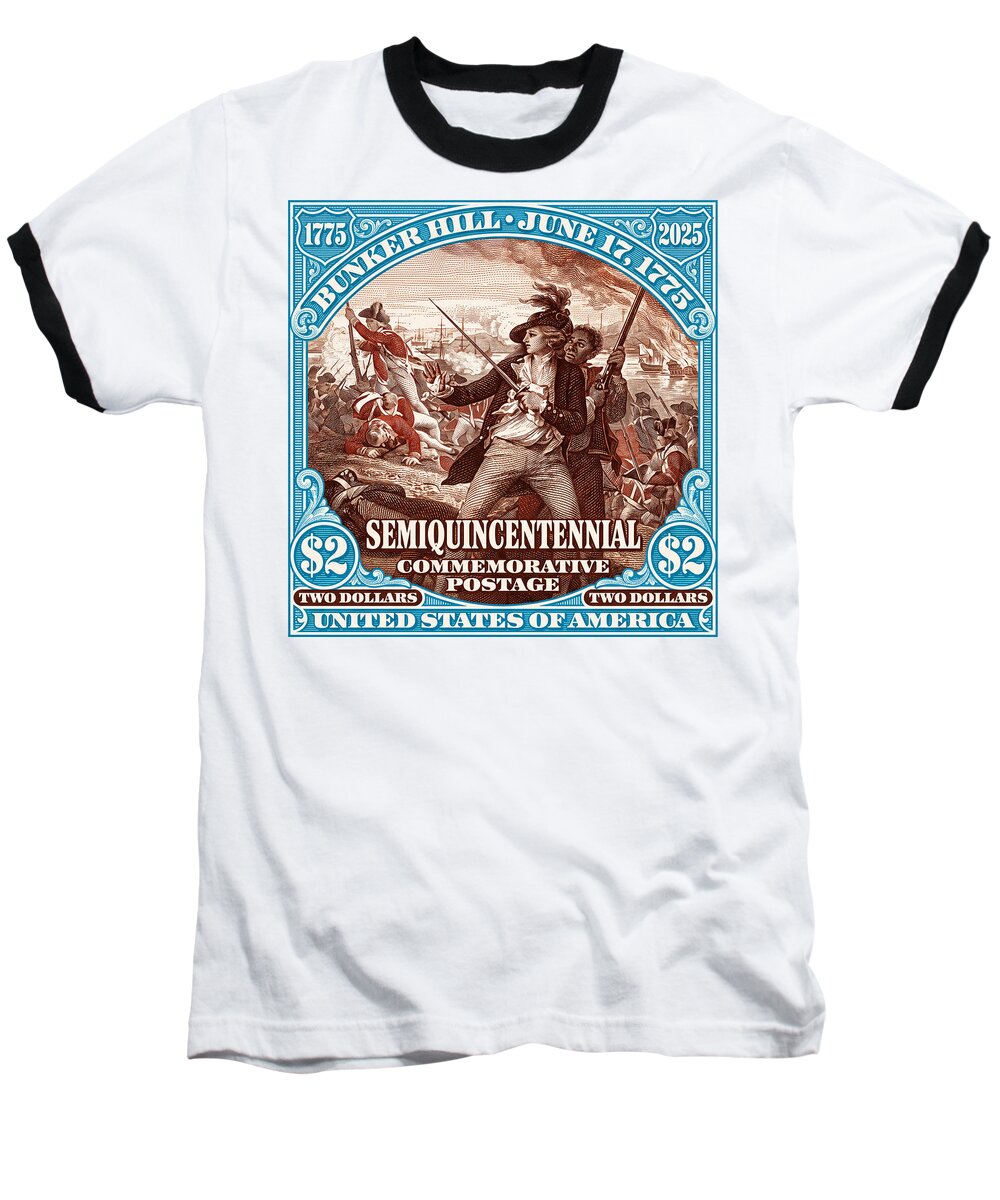 Bunker Hill $2 - Baseball T-Shirt