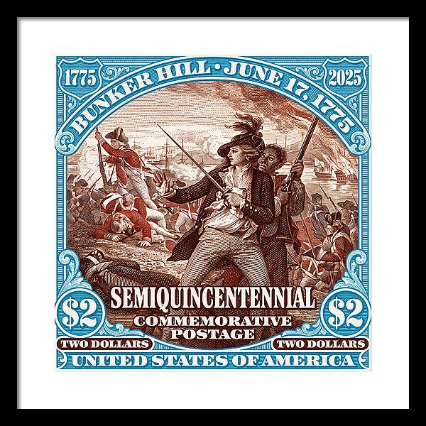 Bunker Hill $2 1 - Framed Print