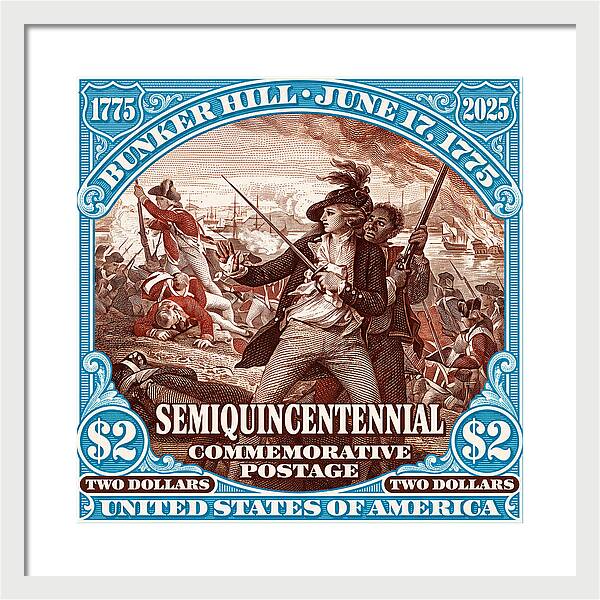 Bunker Hill $2 1 - Framed Print