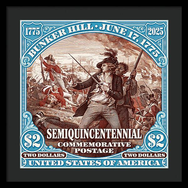 Bunker Hill $2 - Framed Print
