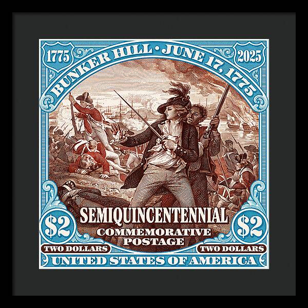 Bunker Hill $2 - Framed Print