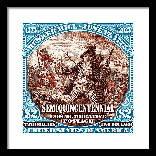 Bunker Hill $2 1 - Framed Print