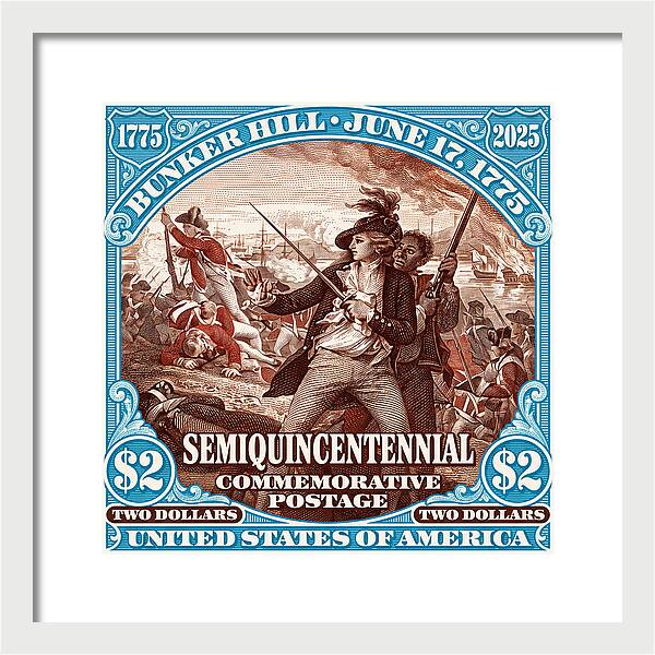 Bunker Hill $2 1 - Framed Print
