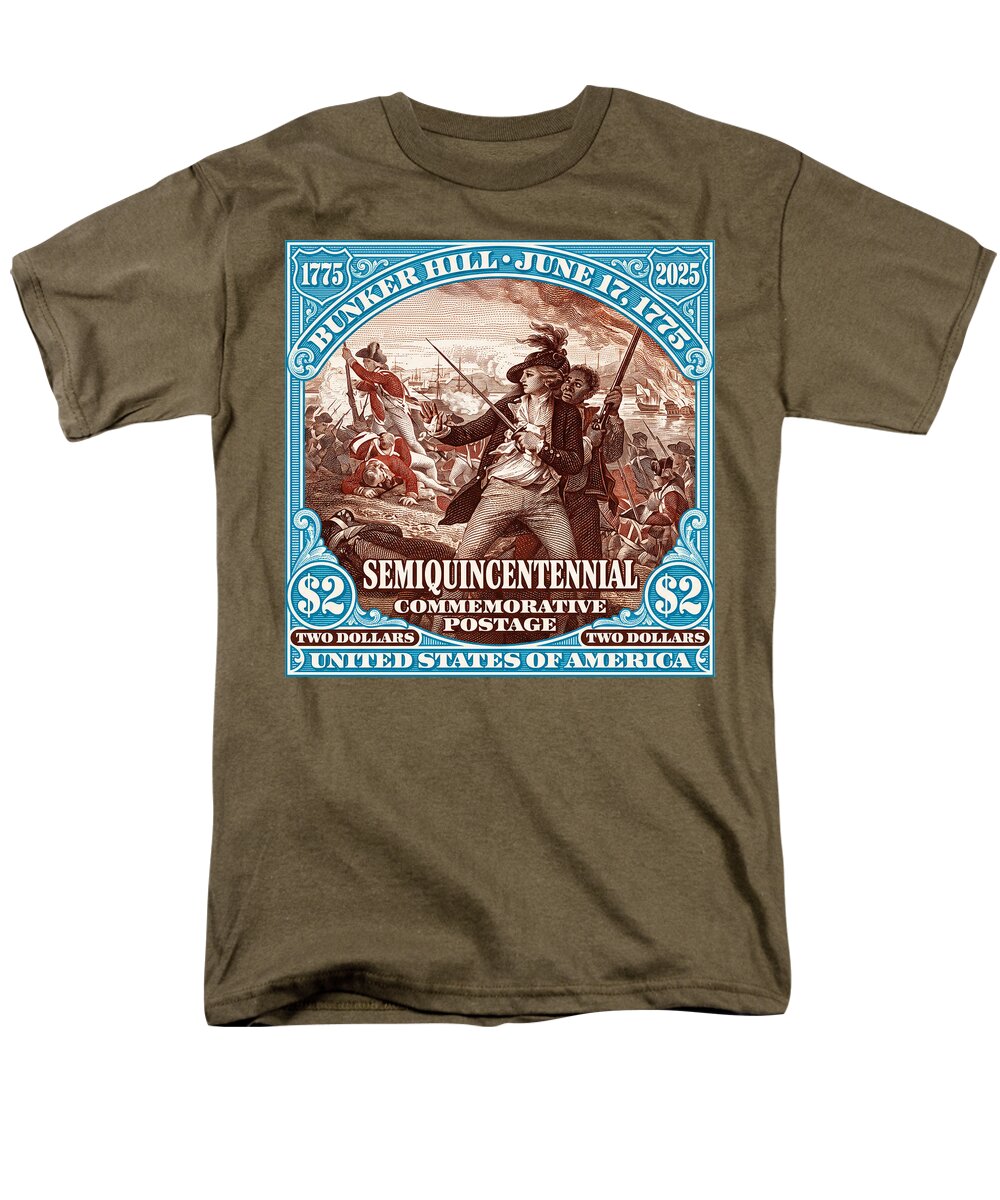 Bunker Hill $2 1 - Men's T-Shirt  (Regular Fit)