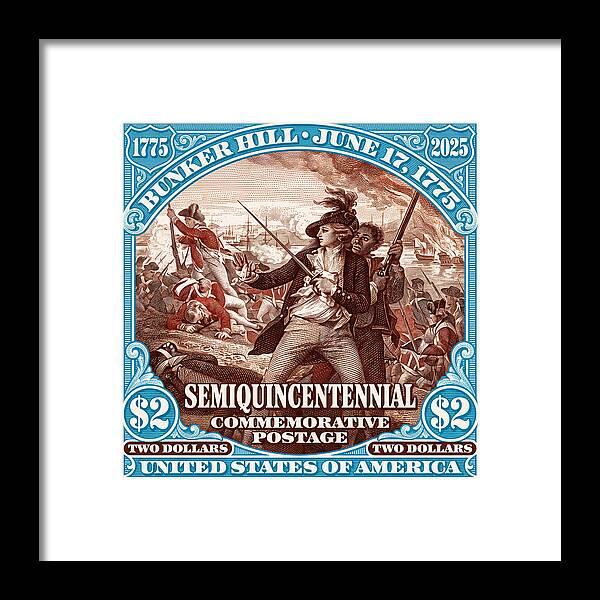Bunker Hill $2 1 - Framed Print