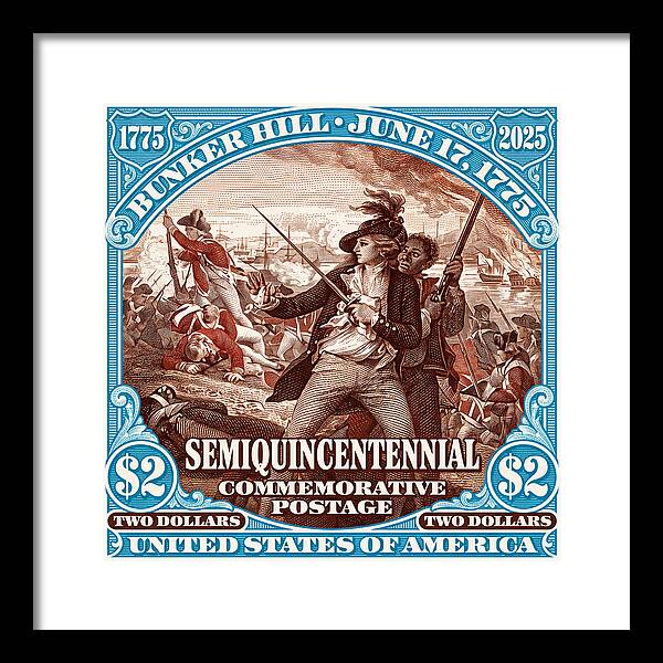 Bunker Hill $2 1 - Framed Print