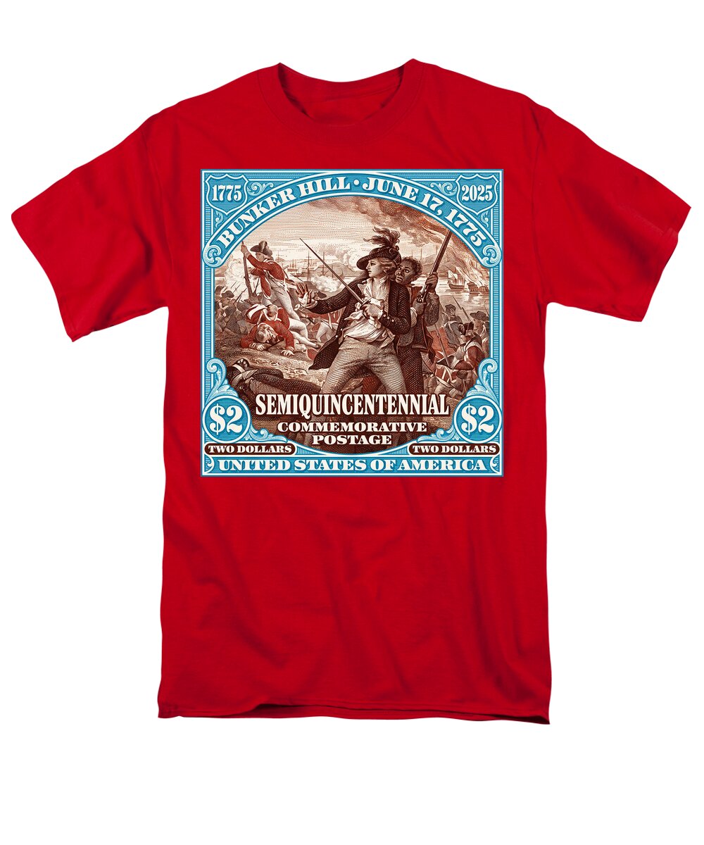 Bunker Hill $2 - Men's T-Shirt  (Regular Fit)