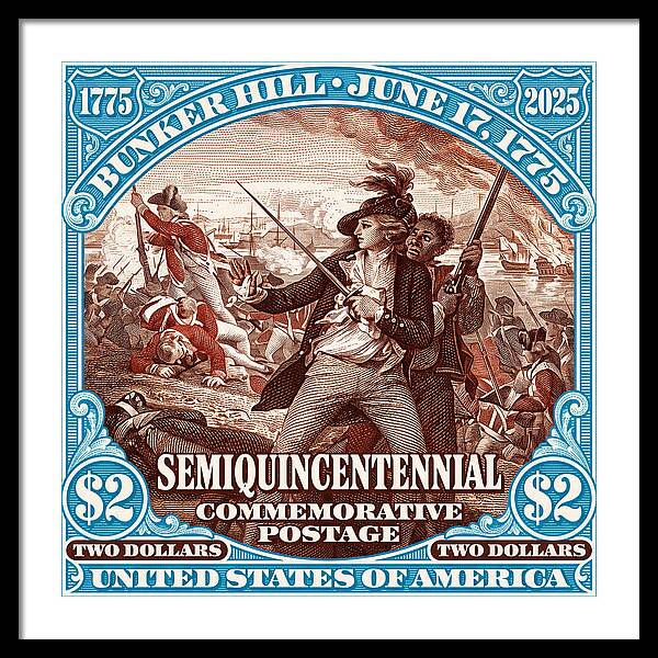 Bunker Hill $2 - Framed Print