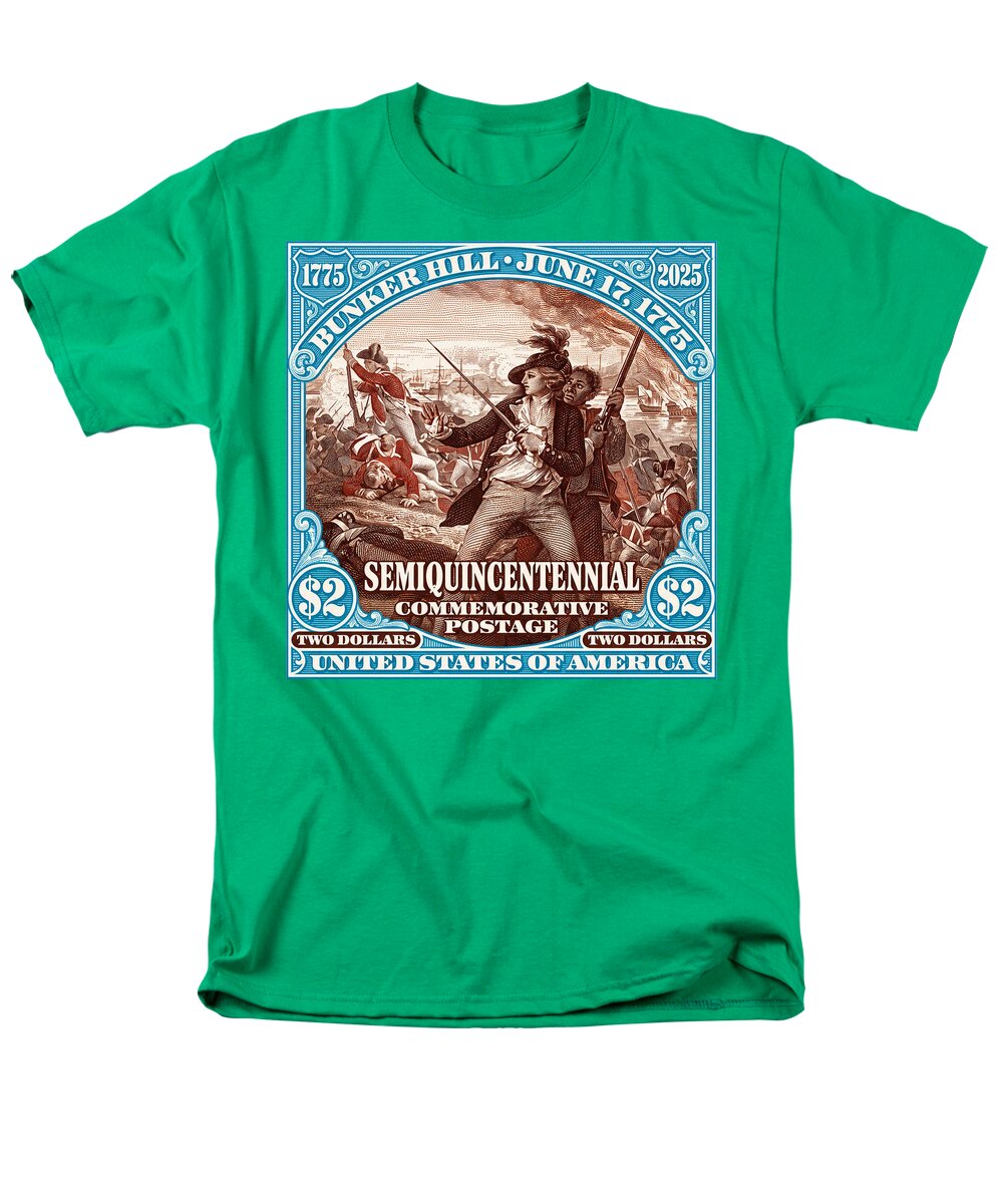 Bunker Hill $2 1 - Men's T-Shirt  (Regular Fit)