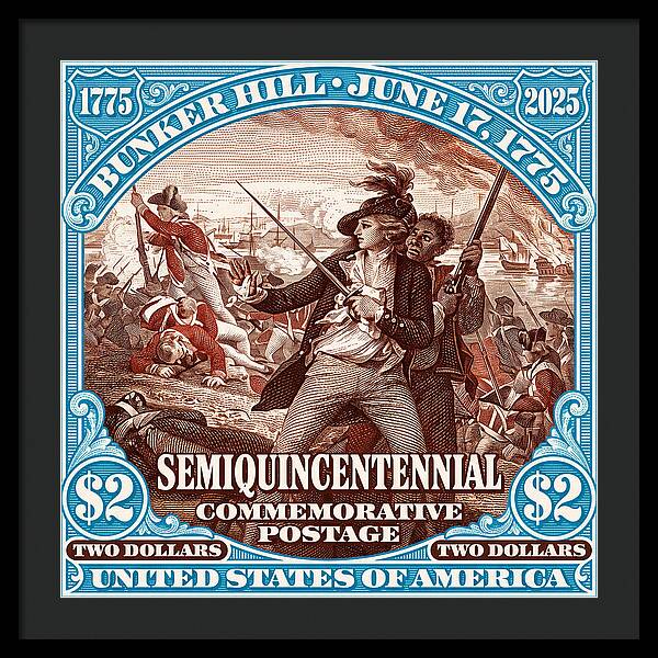 Bunker Hill $2 1 - Framed Print