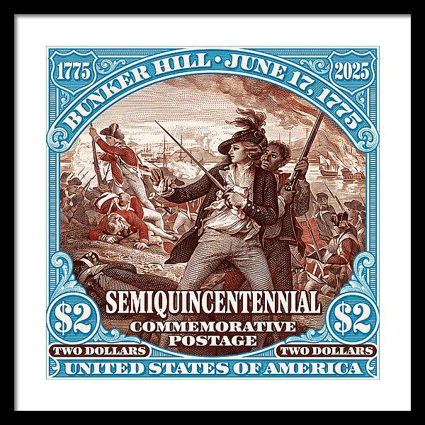 Bunker Hill $2 1 - Framed Print