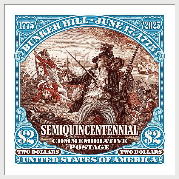 Bunker Hill $2 - Framed Print