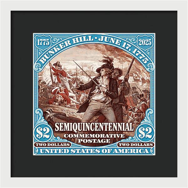Bunker Hill $2 1 - Framed Print