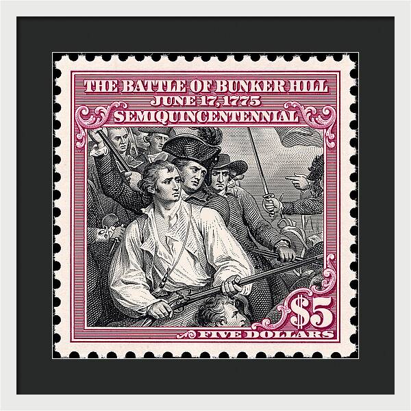Bunker Hill $5 - Framed Print