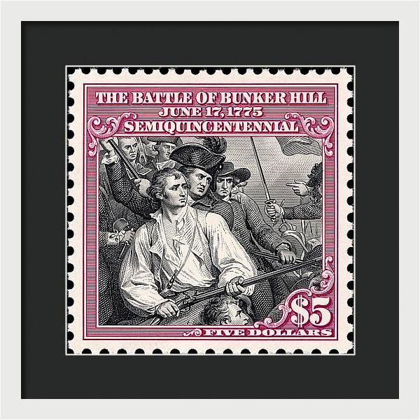 Bunker Hill $5 - Framed Print