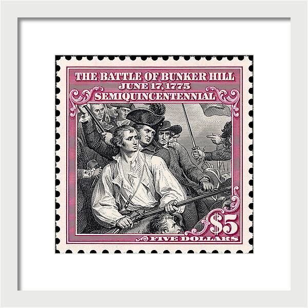 Bunker Hill $5 - Framed Print