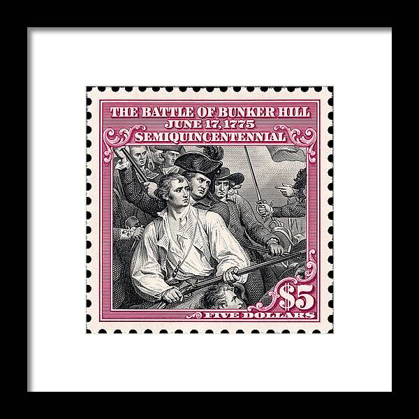 Bunker Hill $5 - Framed Print