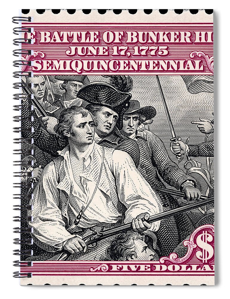 Bunker Hill $5 - Spiral Notebook