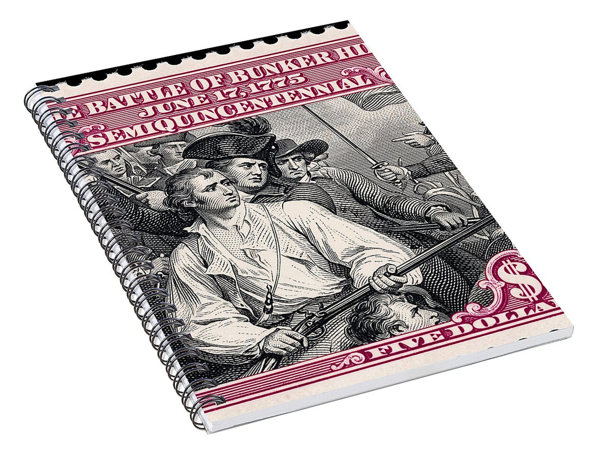 Bunker Hill $5 - Spiral Notebook