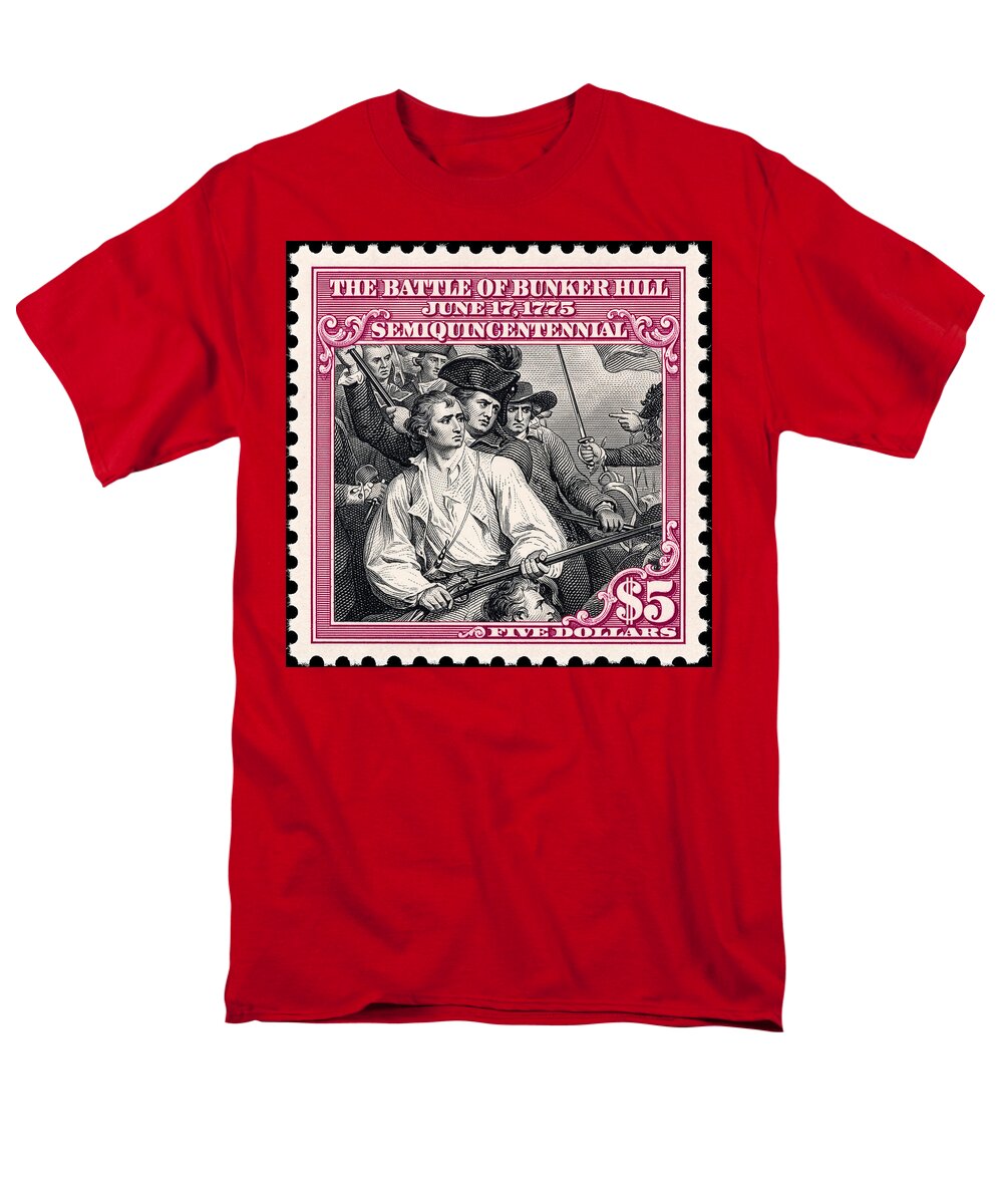 Bunker Hill $5 - Men's T-Shirt  (Regular Fit)