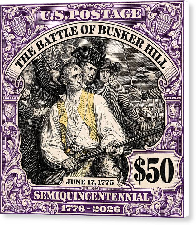 Bunker Hill $50 - Canvas Print