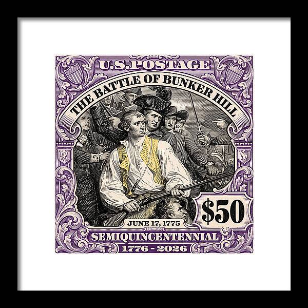 Bunker Hill $50 - Framed Print