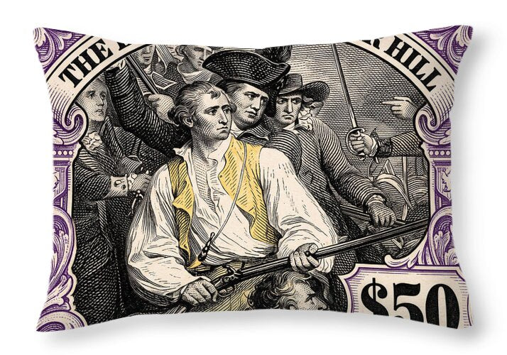 Bunker Hill $50 - Throw Pillow