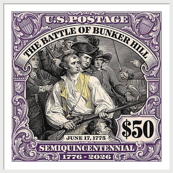Bunker Hill $50 - Framed Print
