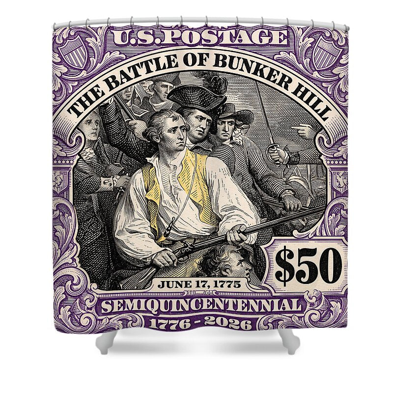 Bunker Hill $50 - Shower Curtain