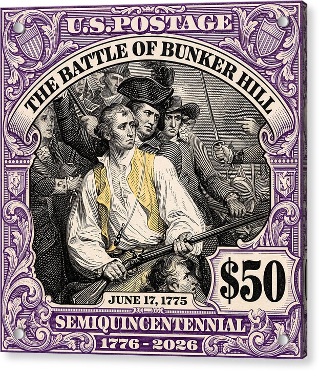 Bunker Hill $50 - Acrylic Print