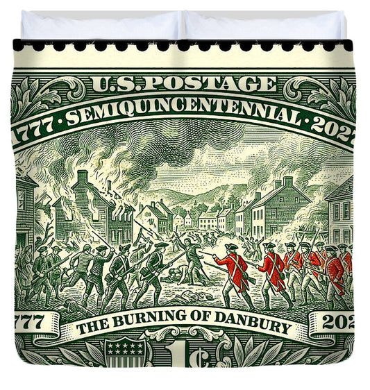 Burning of Danbury 1c - Duvet Cover
