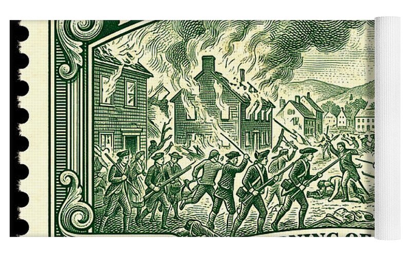 Burning of Danbury 1c - Yoga Mat