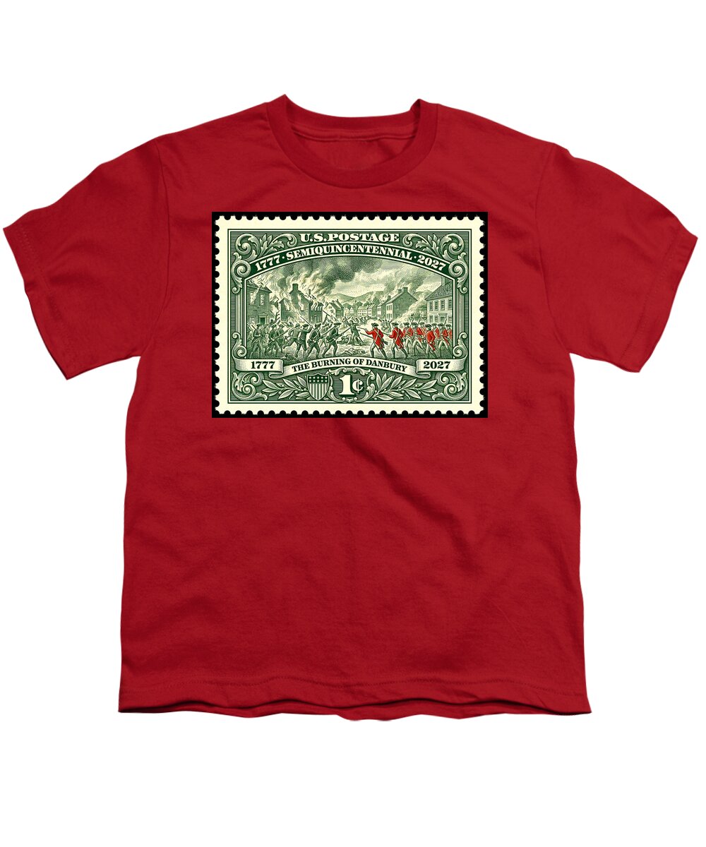 Burning of Danbury 1c - Youth T-Shirt