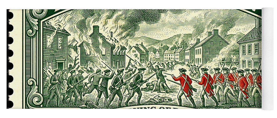 Burning of Danbury 1c - Yoga Mat