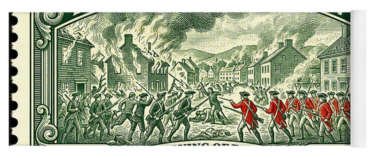 Burning of Danbury 1c - Yoga Mat