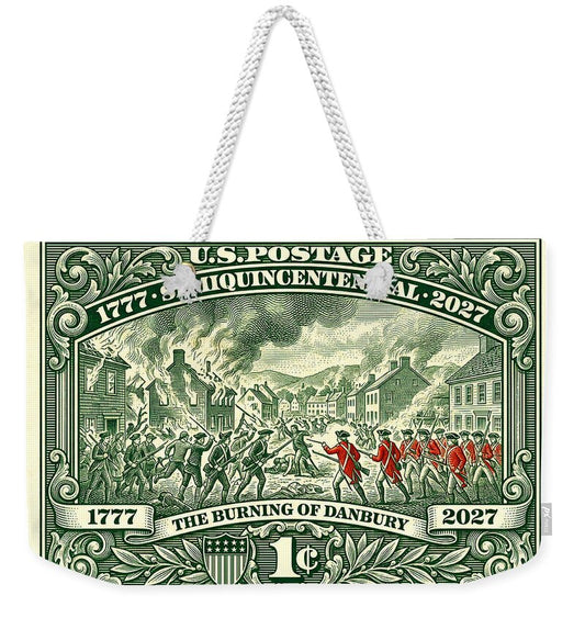 Burning of Danbury 1c - Weekender Tote Bag