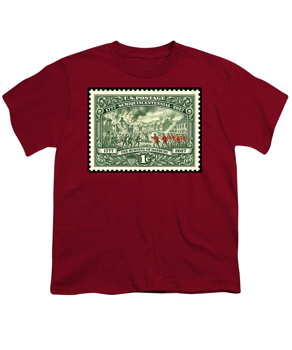 Burning of Danbury 1c - Youth T-Shirt