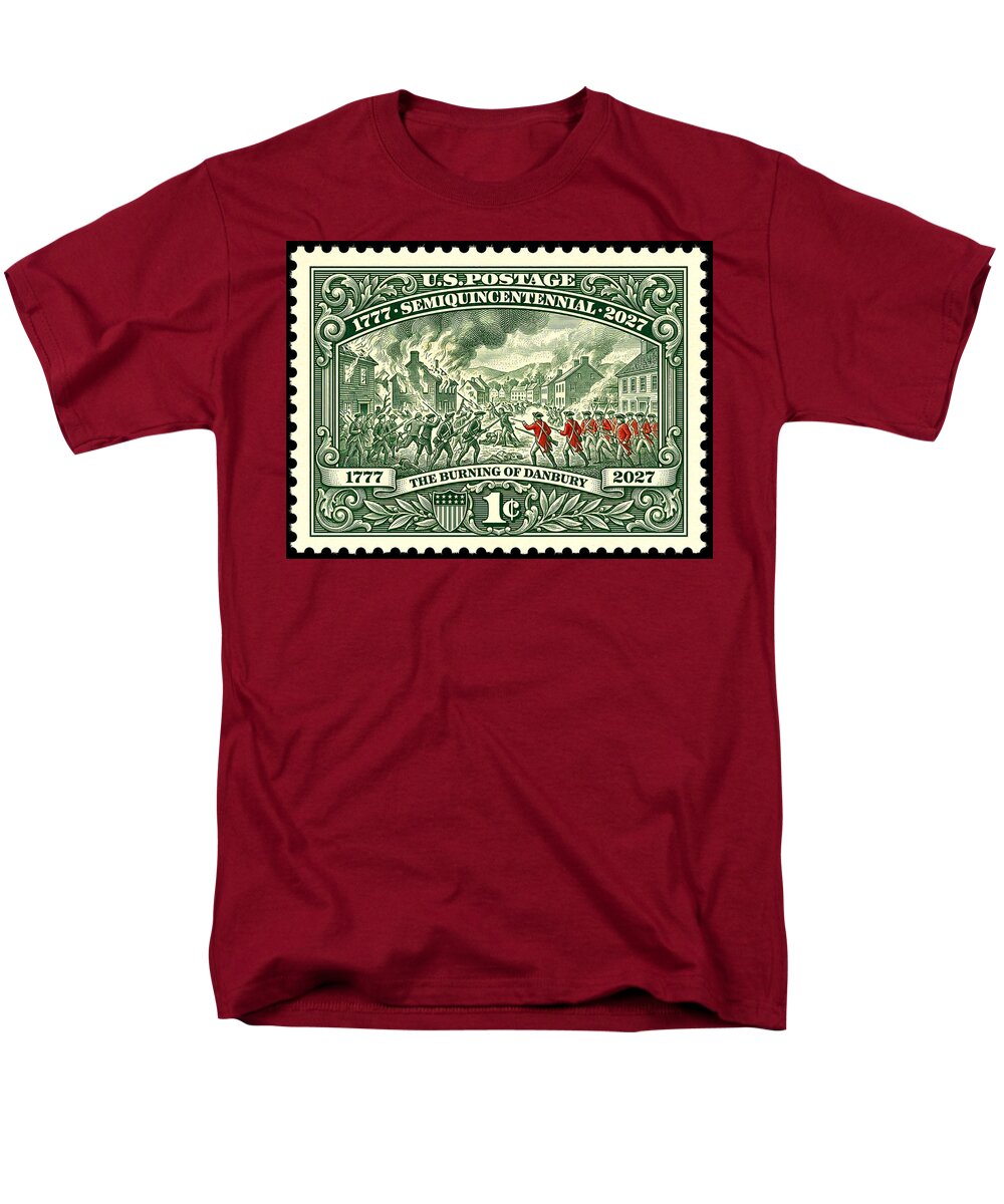 Burning of Danbury 1c - Men's T-Shirt  (Regular Fit)
