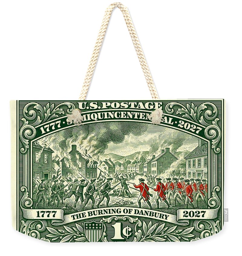 Burning of Danbury 1c - Weekender Tote Bag