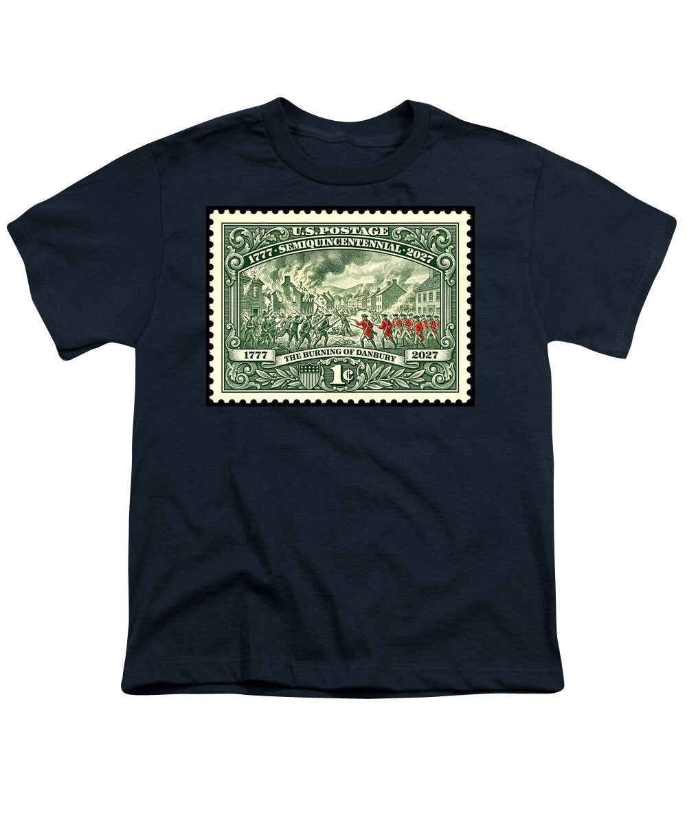 Burning of Danbury 1c - Youth T-Shirt