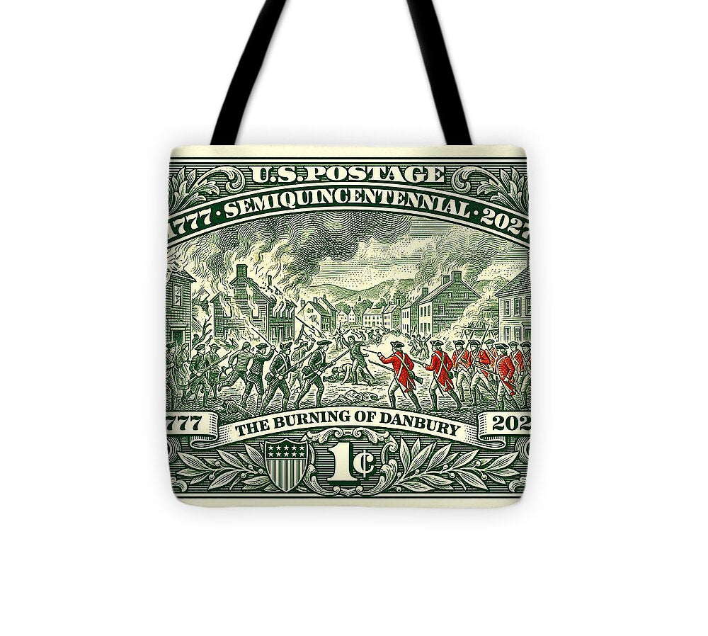 Burning of Danbury 1c - Tote Bag