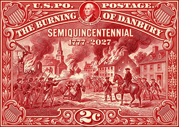 Burning of Danbury 2c - Art Print