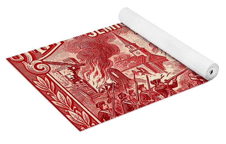 Burning of Danbury 2c - Yoga Mat