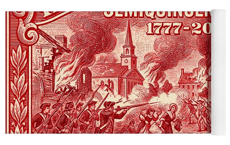 Burning of Danbury 2c - Yoga Mat