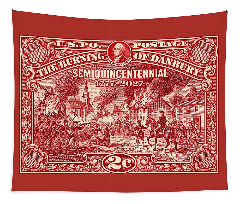 Burning of Danbury 2c - Tapestry