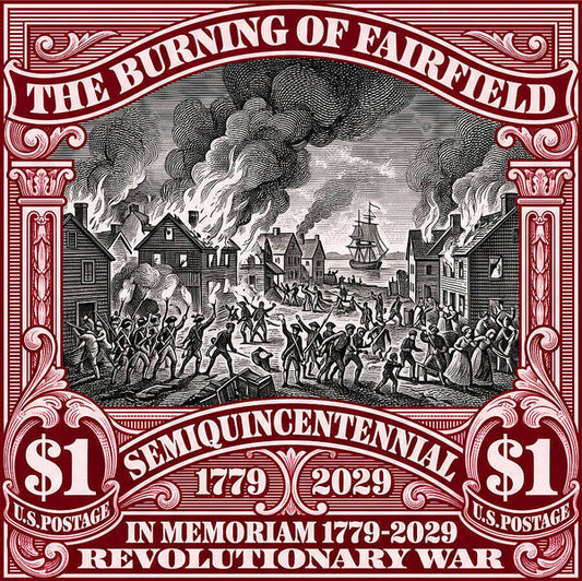 Burning of Fairfield $1 - Art Print