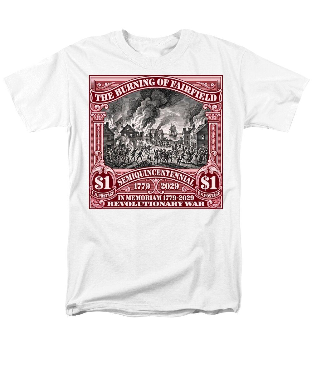 Burning of Fairfield $1 - Men's T-Shirt  (Regular Fit)